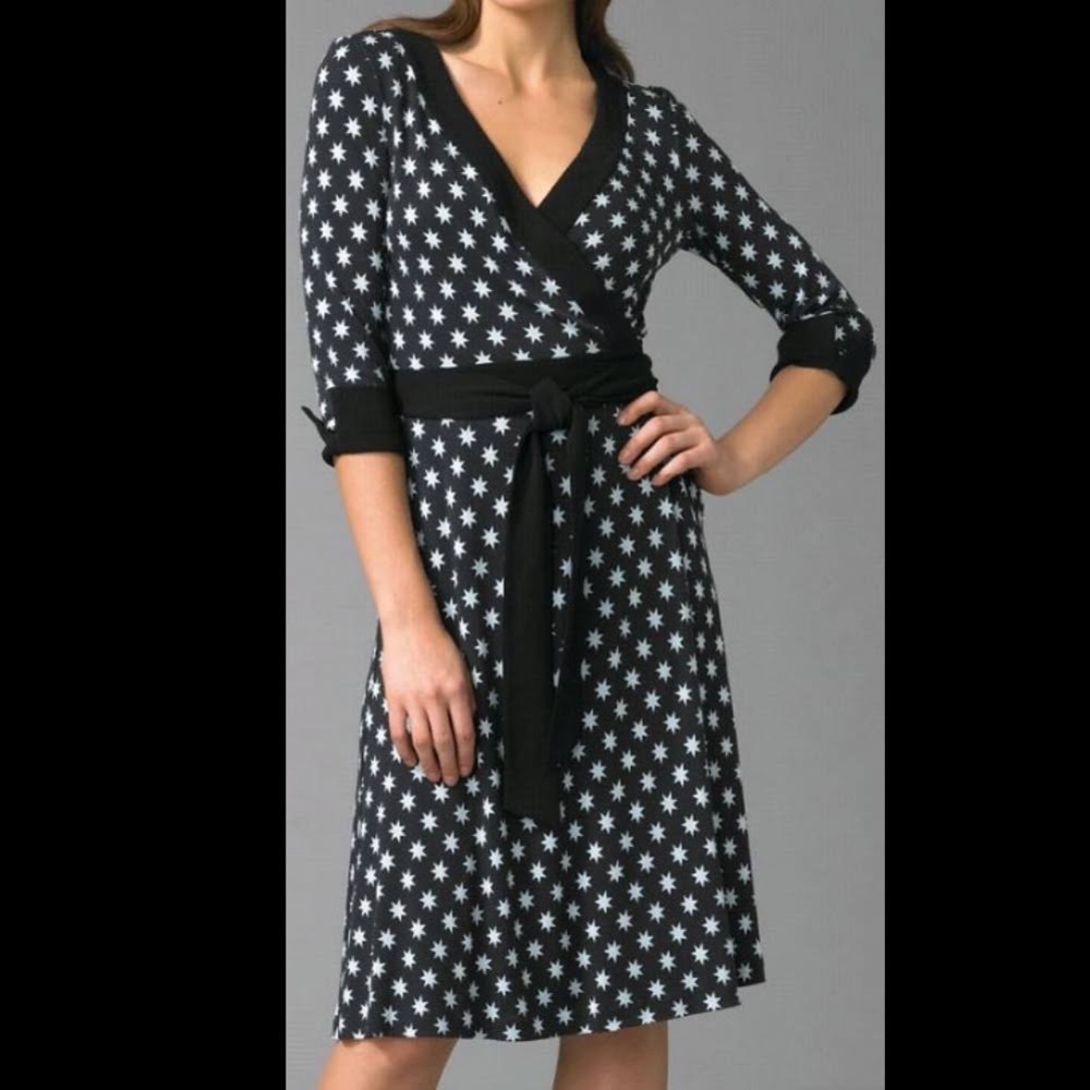Diane Von Furstenburg Taurus Silk Wrap Dress